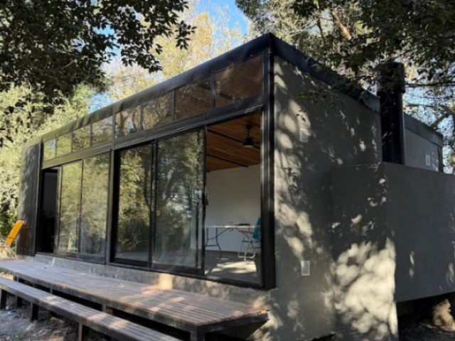 Quincho de estructura metálica